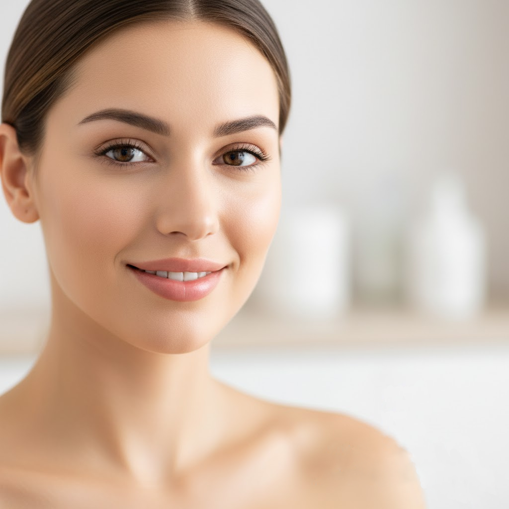 viso Trattamento di epilazione laser viso e baffetti a Corigliano-Rossano – estetista professionale che utilizza laser delicato su zona mento